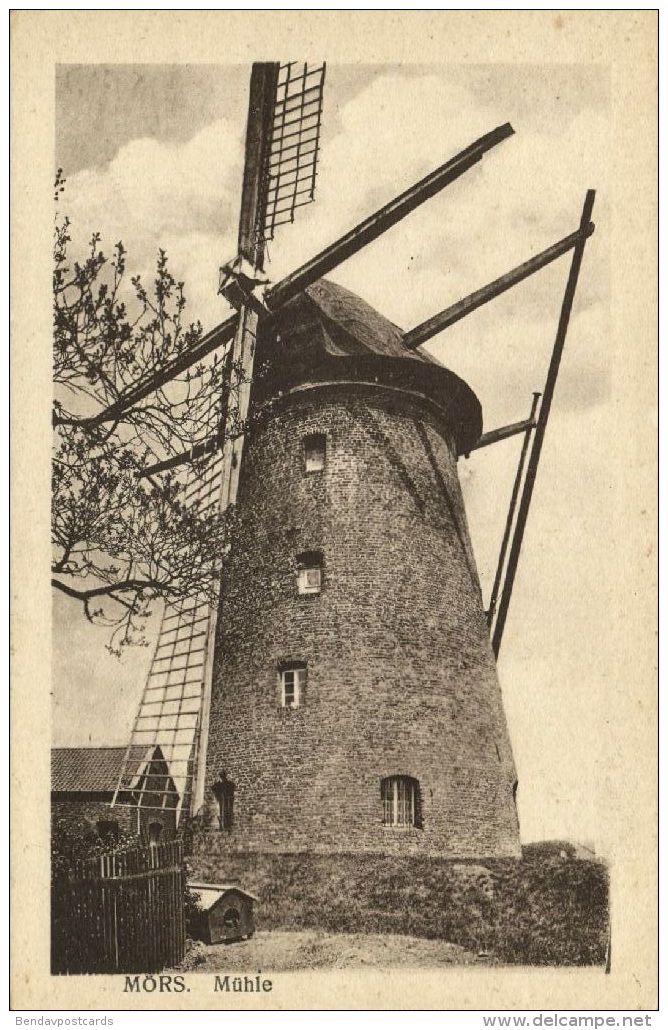 MOERS MÖRS, Mühle, Windmill Mill (1920s)