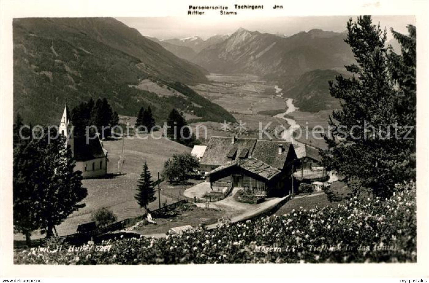 Moesern Kirche Parseierspitze Tschirgant Stams