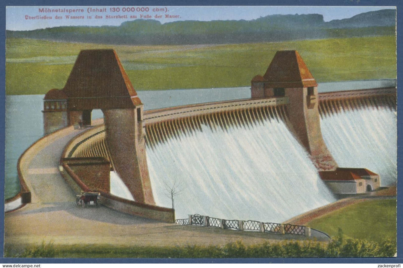 Möhnetalsperre Staumauer, ungebracht (AK2349)