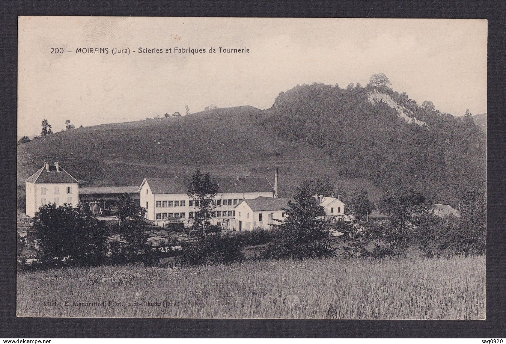 MOIRANS (Jura)-Scieries et fabrique de Tournerie