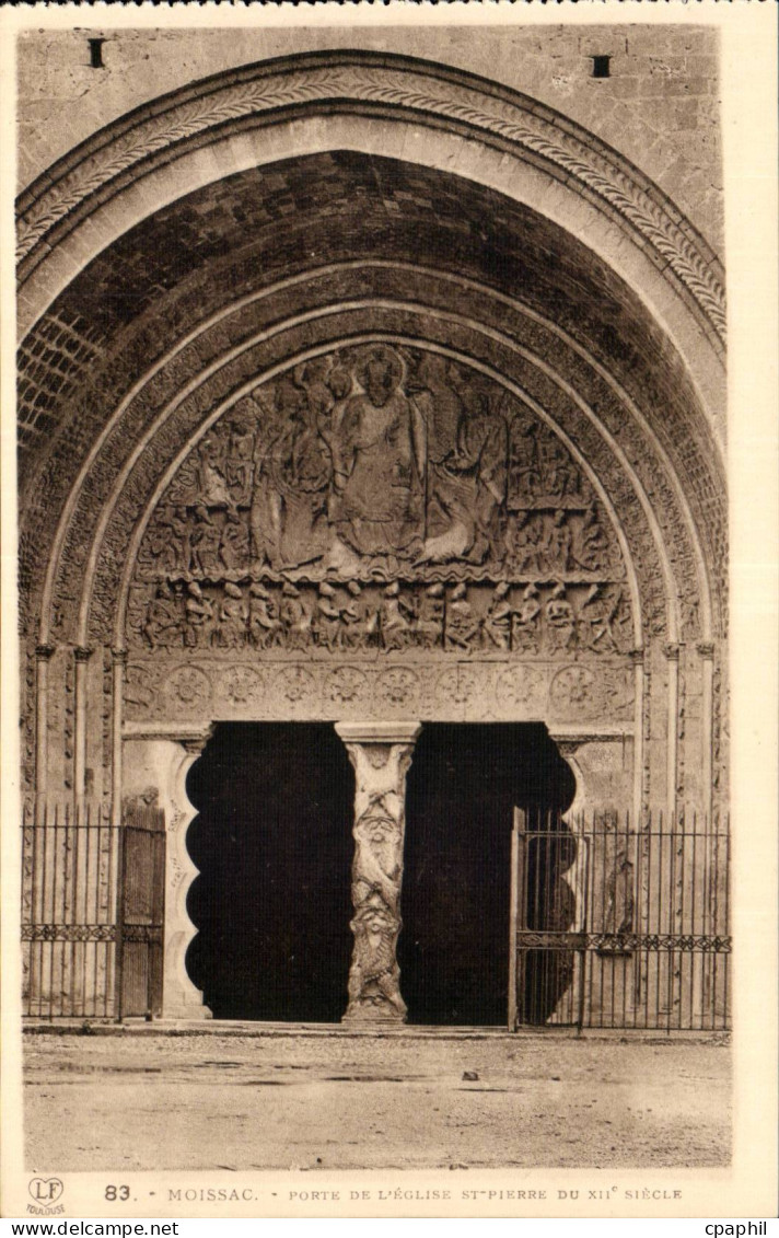 Moissac - Porte de l'Eglise - CPA