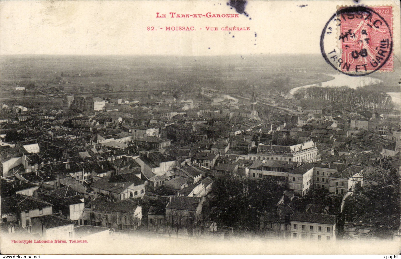 Moissac - Vue Generale - CPA
