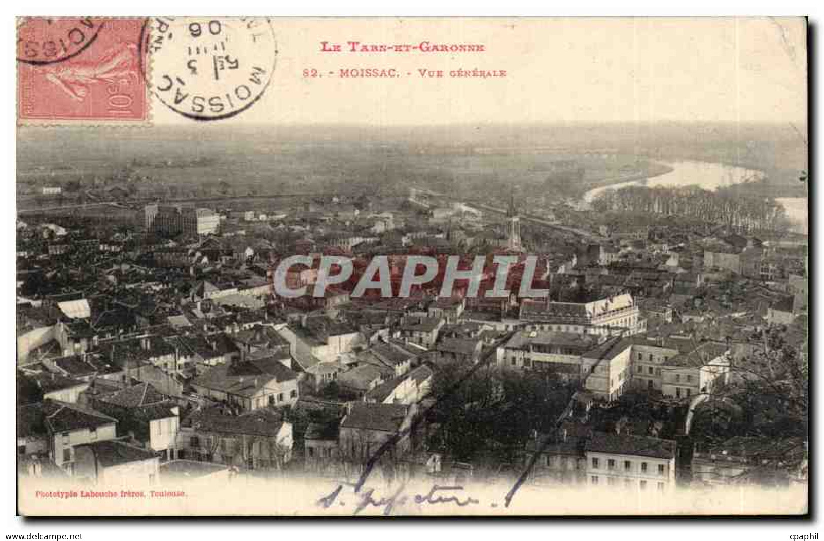 Moissac - Vue Generale - CPA