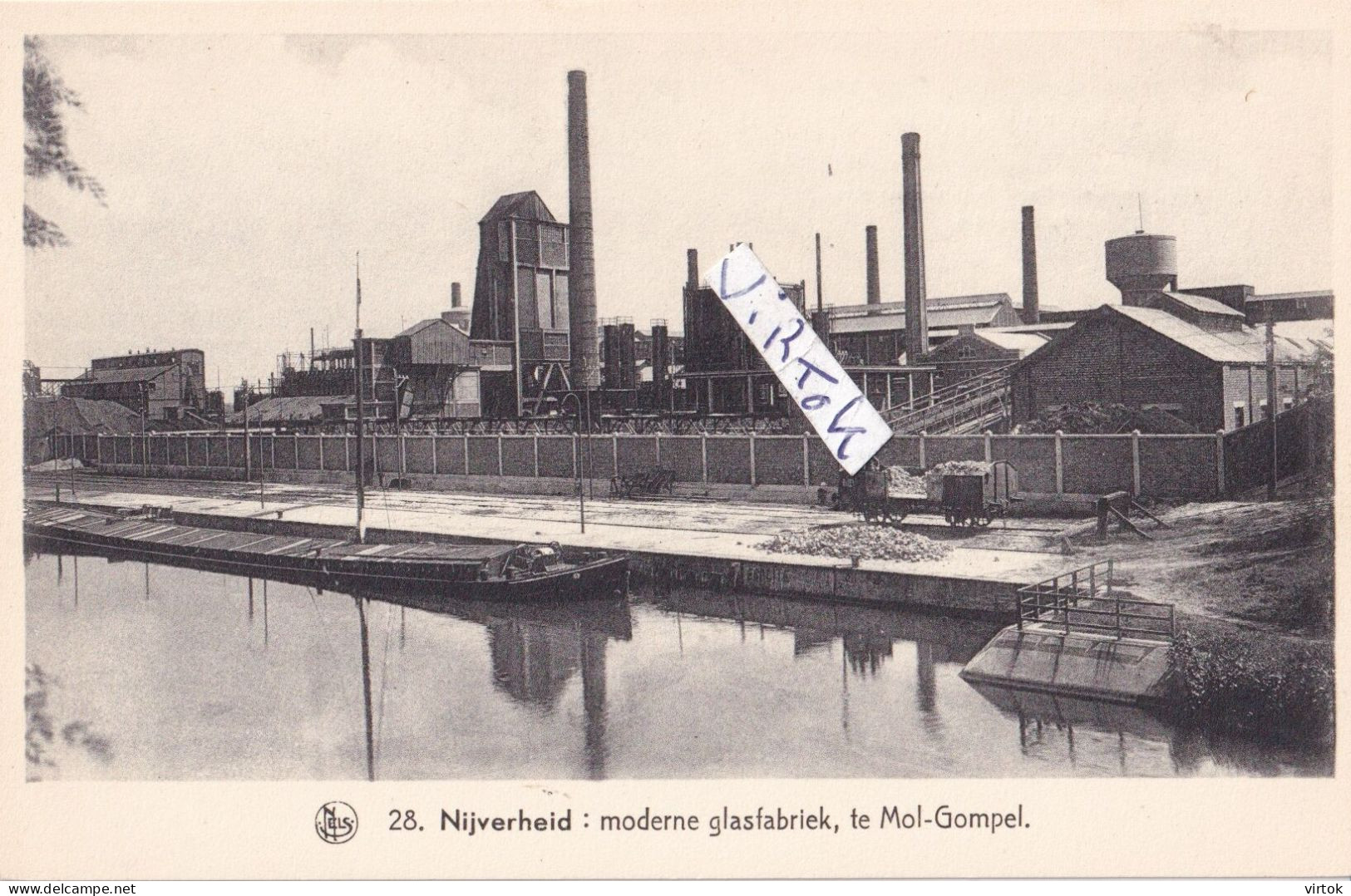 Mol -Gompel  :  glasfabriek :