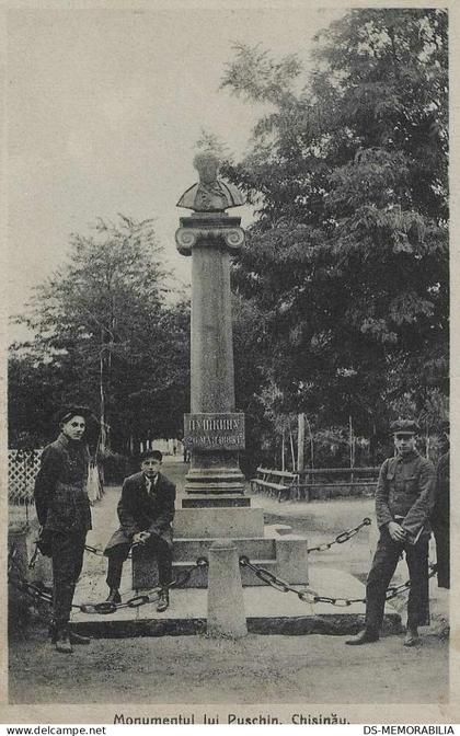 Moldova CHISINAU - Monumentul Puschin