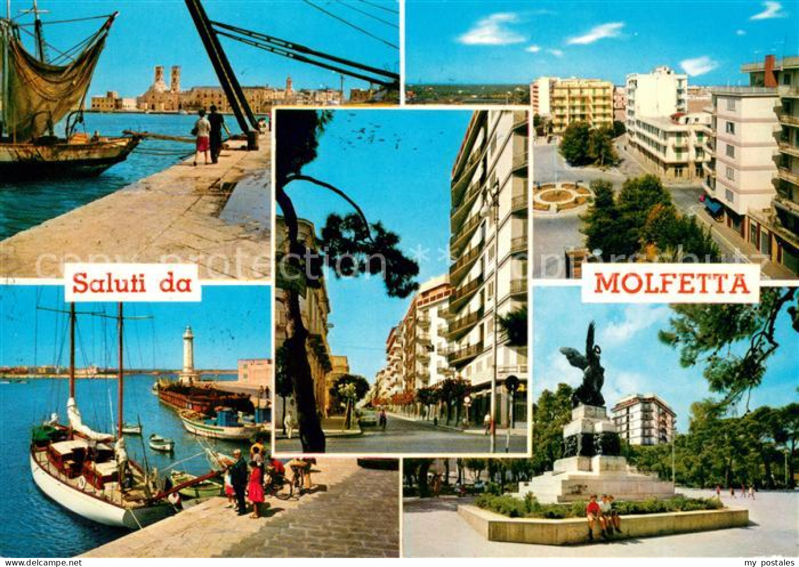 Molfetta Hafen Ortspartien Denkmal
