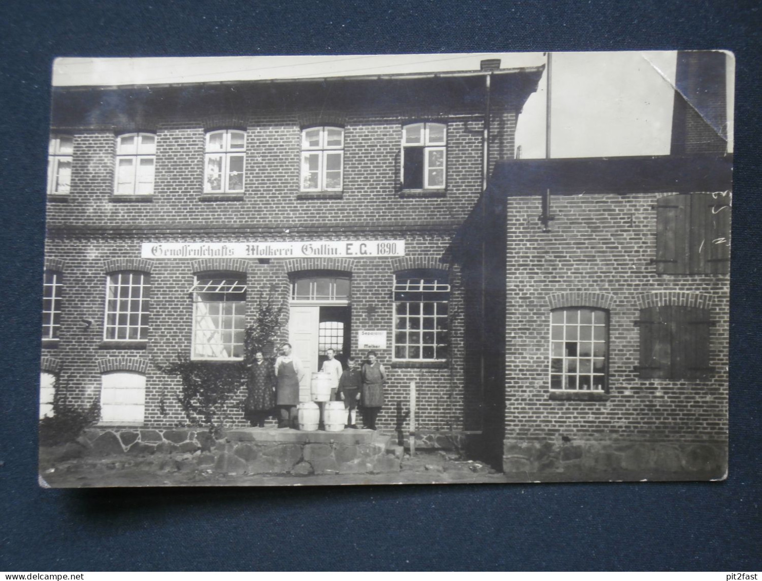Molkerei Gallin b. Zarrentin , ca. 1910 , Mecklenburg , Ansichtskarte , CPA , AK !!
