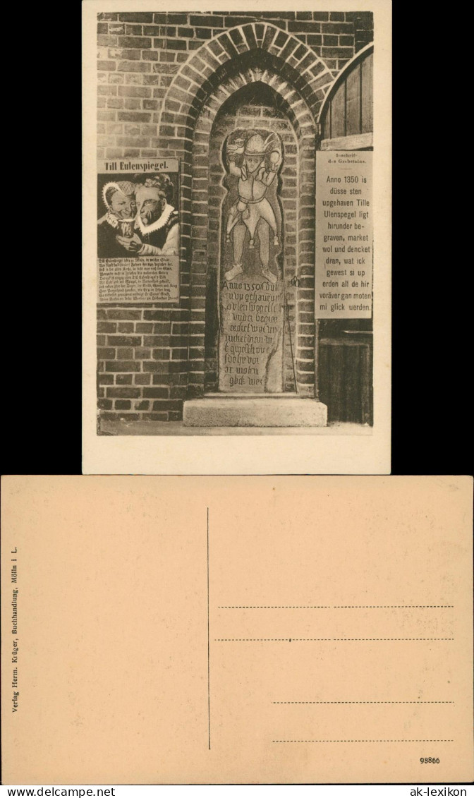 Mölln (Schleswig-Holstein) Till Eulenspiegel. Denkmal Plakate 1934