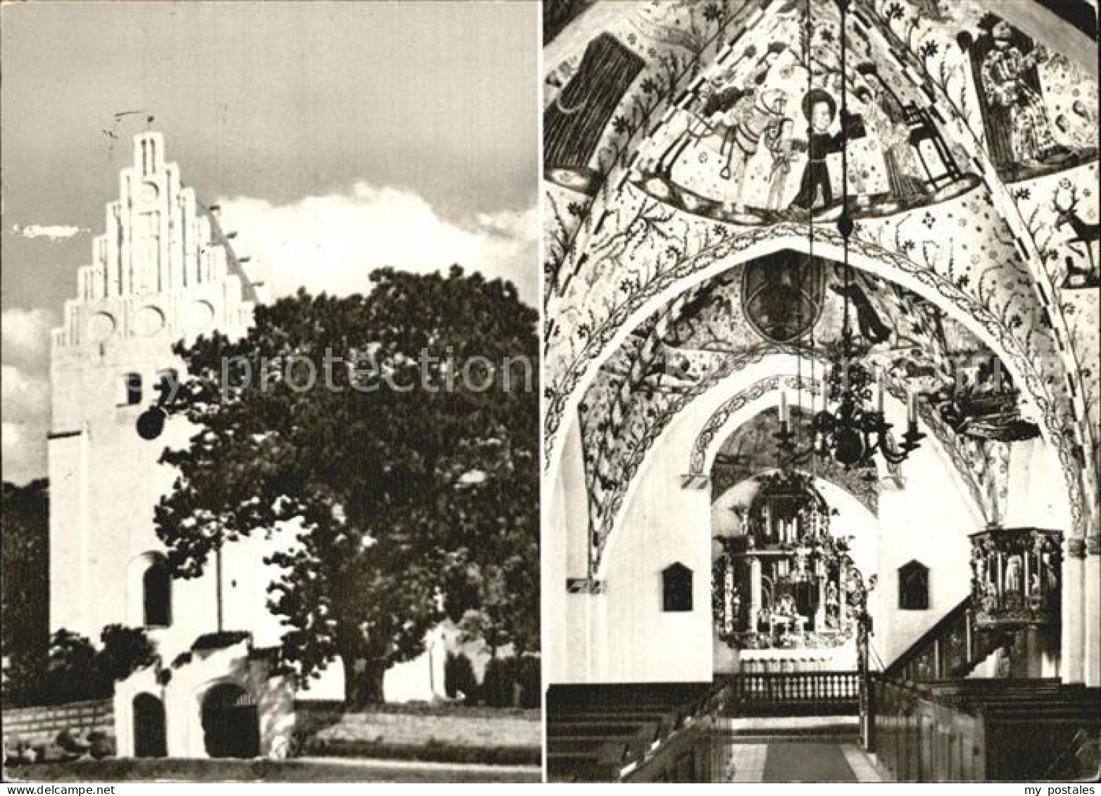 Mon Daenemark Elmelunde Kirke Inneres