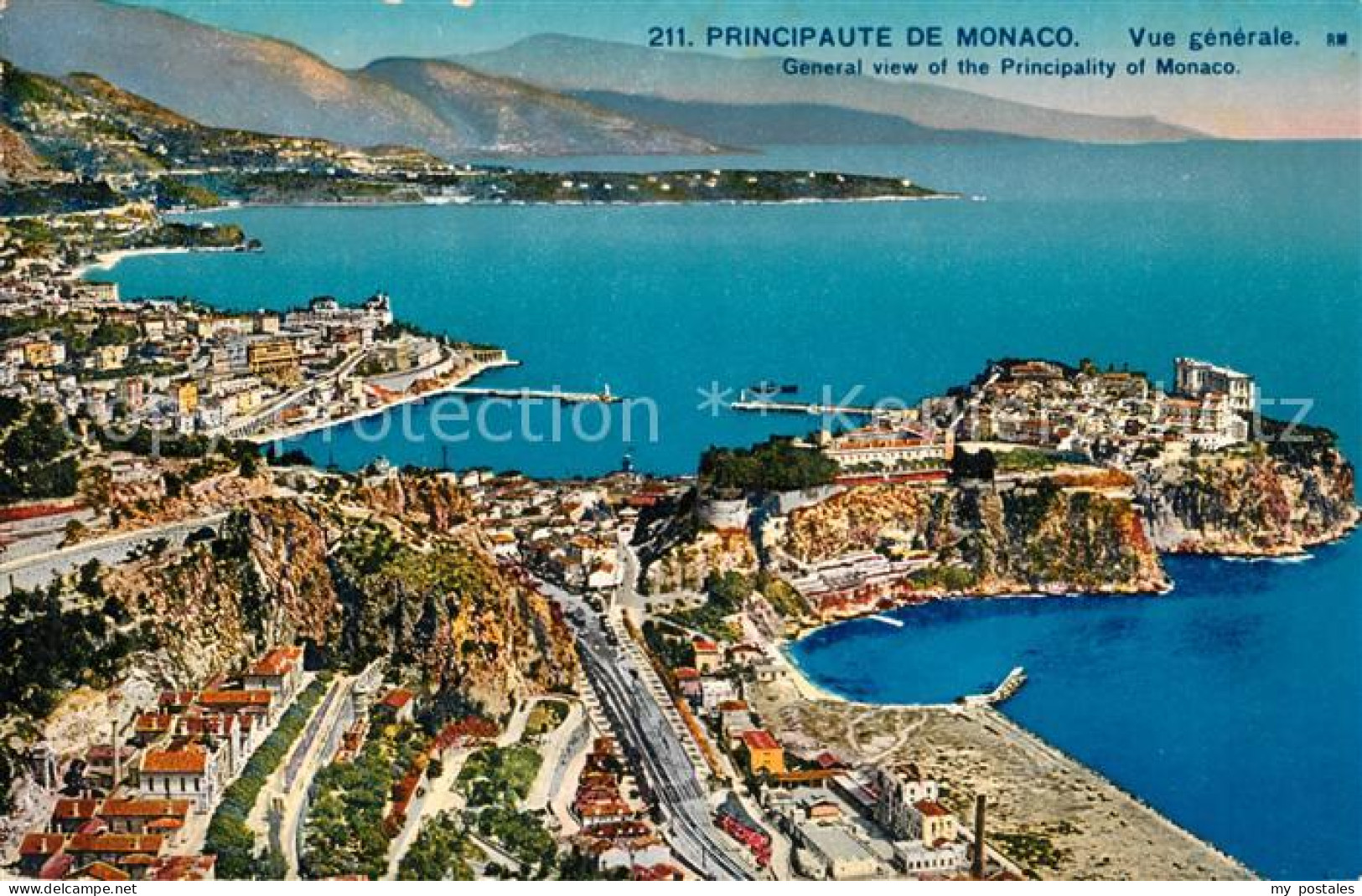 Monaco General view of the Principality of Monaco
