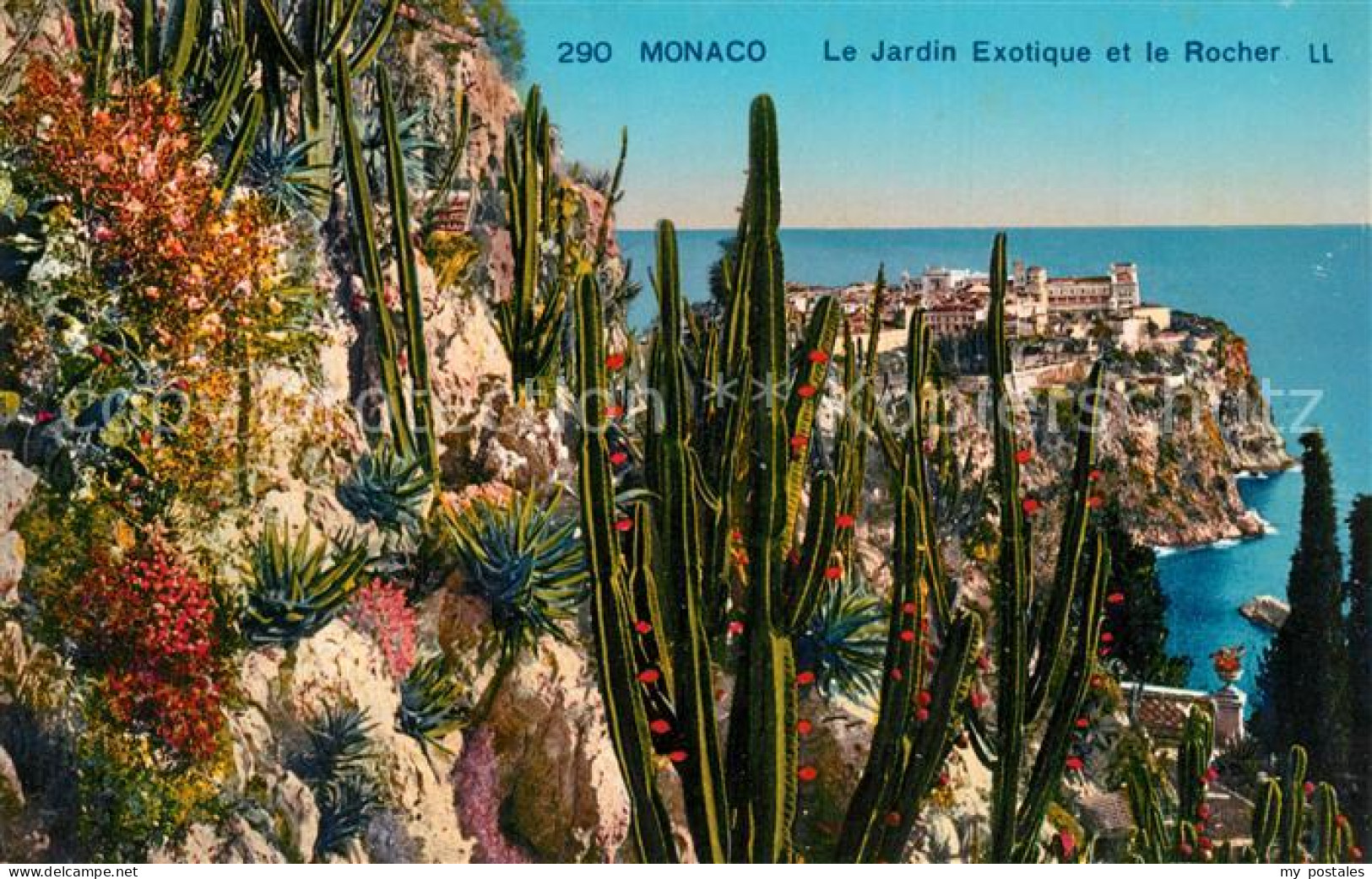 Monaco Le Jardin Exotique et le Rocher