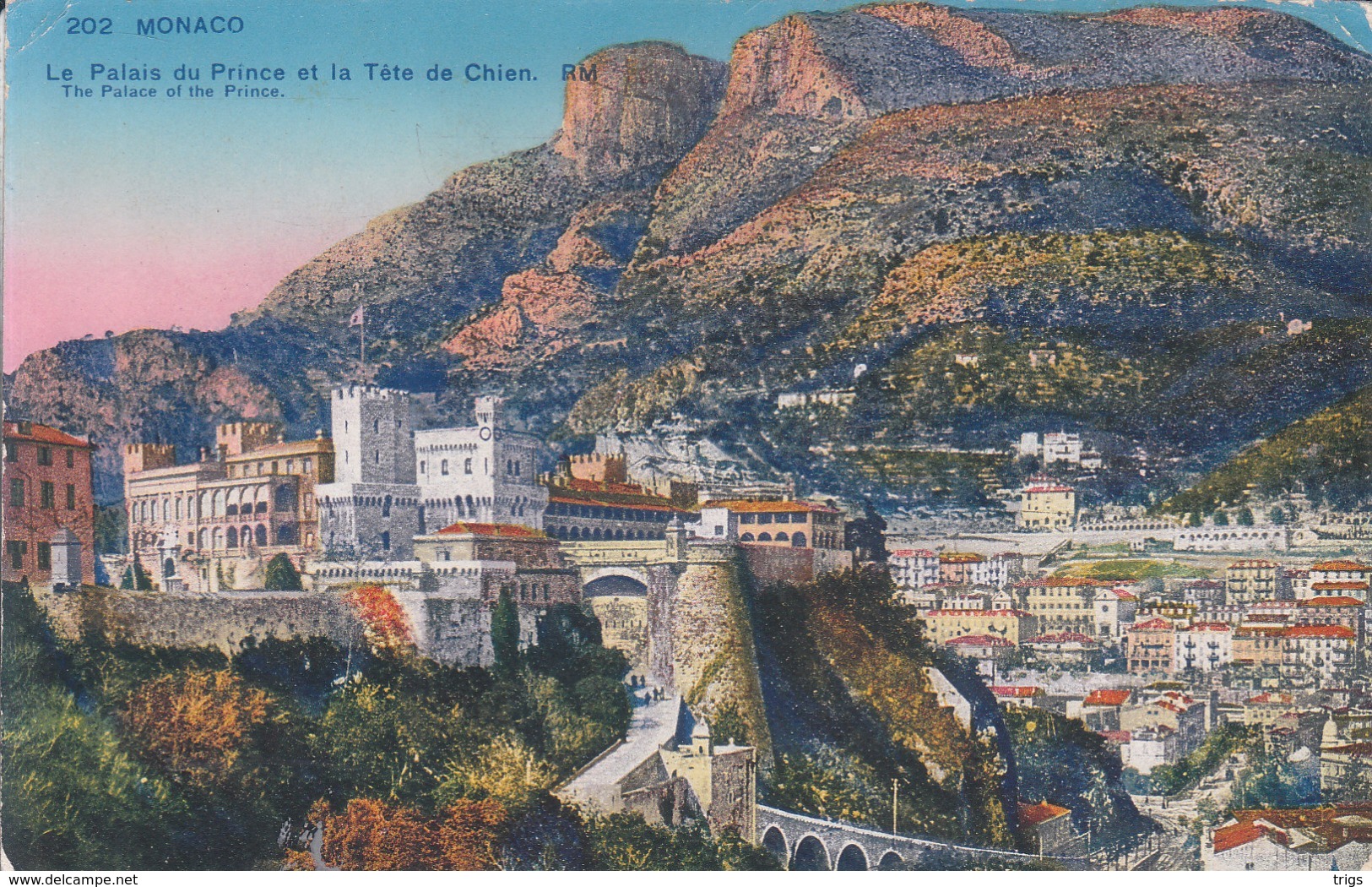 Monaco - le Palais du Prince et la Tête de Chien