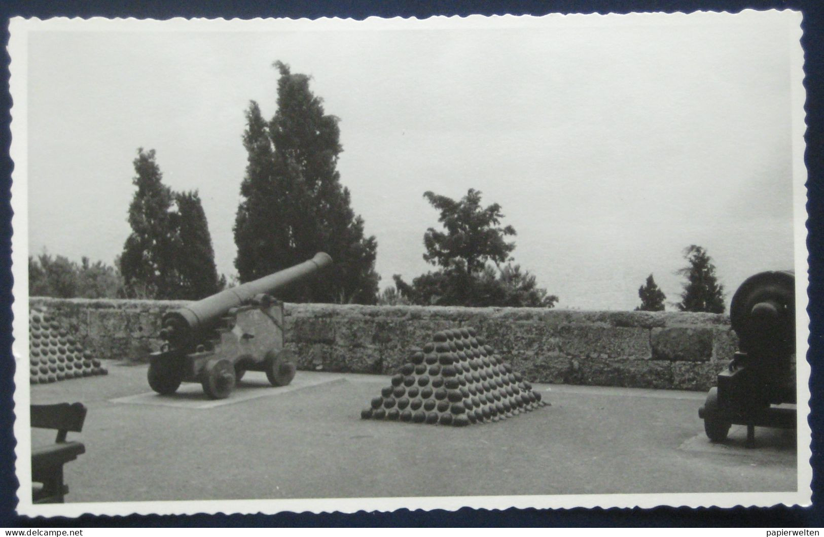 Monaco - Le Palais du Prince: Privatfoto (format: ca 13,7 x 8,7 cm) Kanonenbastei