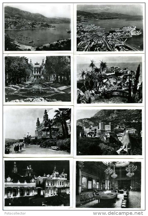 Monaco lot de 10 cartes petit format