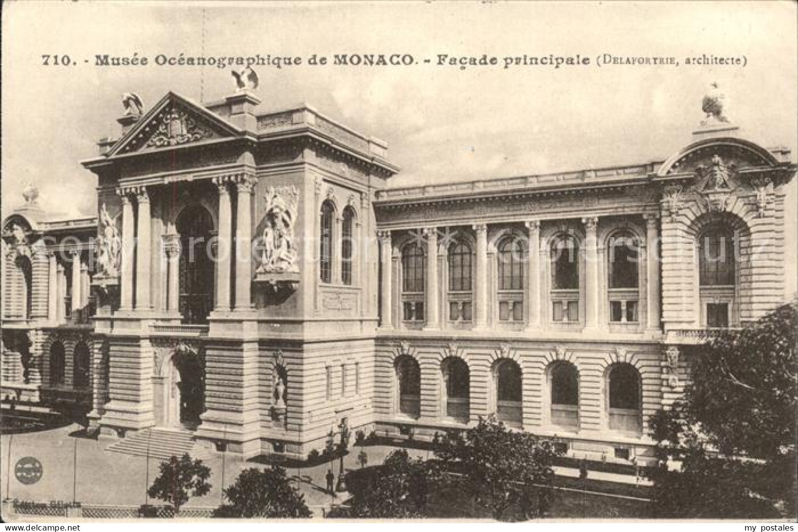 Monaco Musee Oceanographique Facade principale