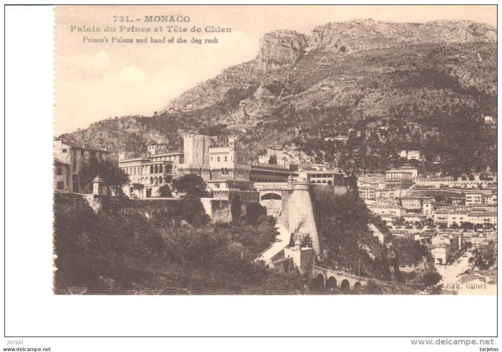 MONACO -PALACIO DEL PRINCIPE Y CABEZA DE PERRO