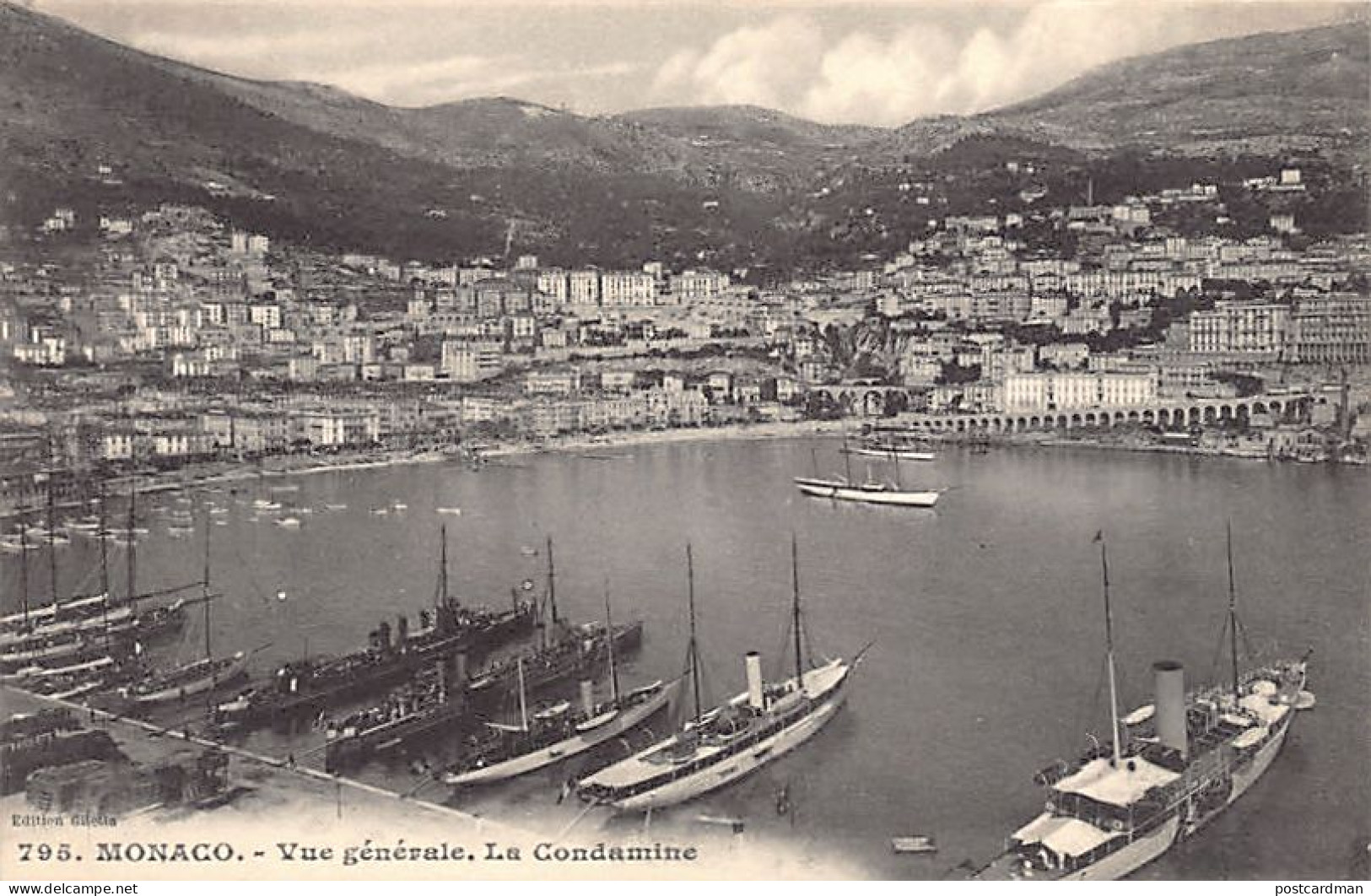 Monaco - Vue générale - La Condamine - Ed. Giletta 795