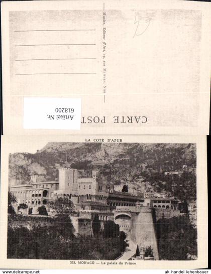 618200,Monaco Le Palais du Prince Fürstenpalast La Cote d Azur