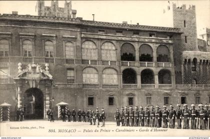 CPA Monaco, Fürstenpalast, Ehrenwache, Wachen
