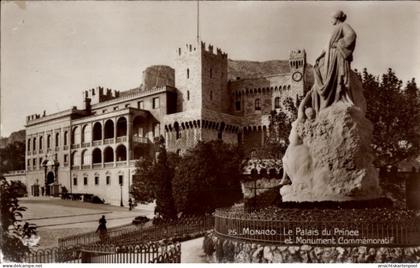 CPA Monaco, Fürstenpalast, Gedenkdenkmal