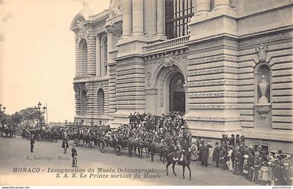 Monaco - Inauguration du Musée Océanographique le 29 mars 1910 - Ed. A. Sauvaigo