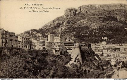 CPA Monaco, Fürstenpalast, Tete de Chien