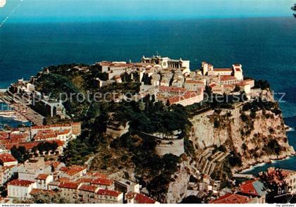 Monaco Le Rocher de Monaco Fliegeraufnahme