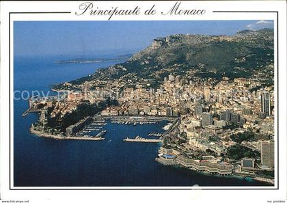 Monaco Vue aerienne de la Principaute de Monaco