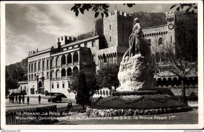 CPA Monaco, Fürstenpalast, Denkmal