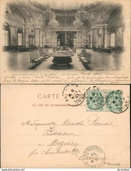 Postcard Monte-Carlo Casino La Salle Semmit 1903
