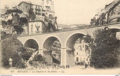 CPA MONACO. — La Chapelle de Ste-Dévote.