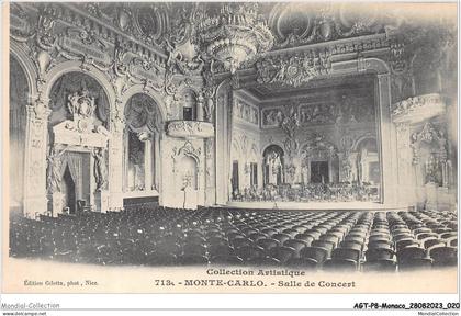 AGTP8-0555-MONACO - collections artistiques- mont-carlo - salle de concert