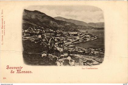 PC MONACO SOUVENIR DE MONACO. LA CONDAMINE (a75692)