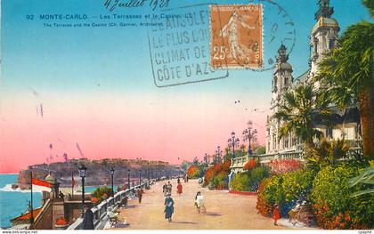 CPA Monte-carlo Les Terrasses et le Casino