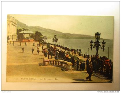 Carte postale Monte-Carlo  Les Terrasses (non circulée)