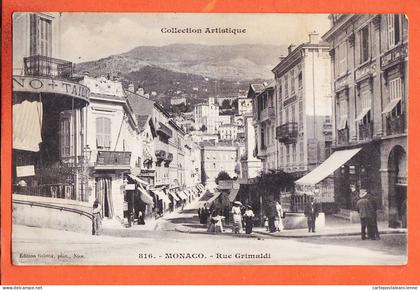 28998 ◉ MONACO Monte-Carlo ◉ Rue GRIMALDI ◉ 1905 à Joseph DEMAUX-LAGRANGE Kasteel-Gemert Nord-brabant ◉ GILETTA 816