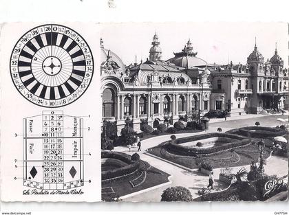 CPA MONTE-CARLO -le casino et la roulette