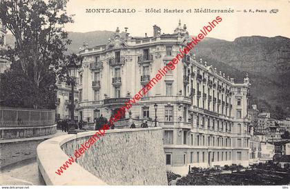 Hôtel Harter et Méditerranée - Monte-Carlo Monaco - Monte-Carlo Monaco