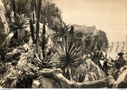 Postcard / Monte-Carlo / la cote d'Azur / les jardins exotiques / used / 1947 / 2 scans