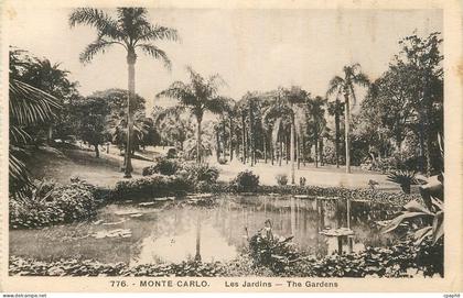 CPA MONTE CARLO- Les Jardins