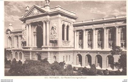 POSTAL  - MONACO   -MUSEO OCEANOGRAFICO  ( LE MUSÉE OCÉANOGRAPHIQUE )