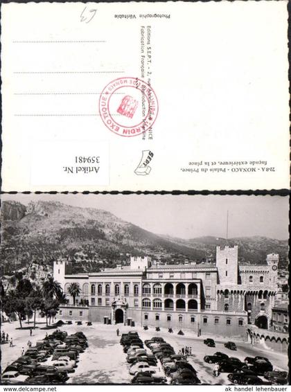 359481,Monaco Palais du Prince Fürstenpalast
