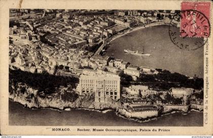 CPA Monaco, Felsen, Ozeanographisches Museum, Fürstenpalast
