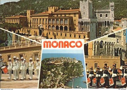Monaco Le Rocher Palais Princier Koenigliche Garde