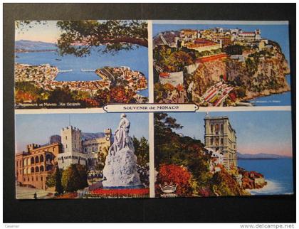 MONACO Monte Carlo Monte-Carlo souvenir Cote d' Azur post card