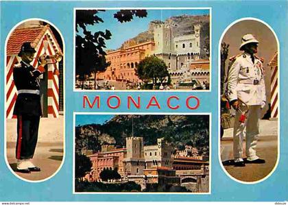 Carte Postale - Monaco - Le Palais Princier - Multivues - La Garde - Militaria - CPM - Voir Scans Recto-Verso - Poscard