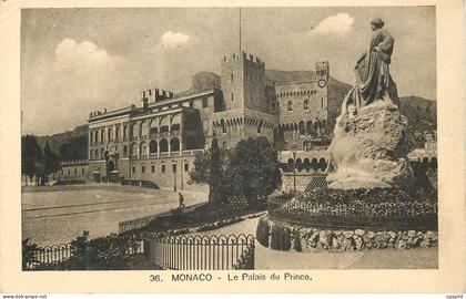 CPA MONACO - Le Palais du Prince