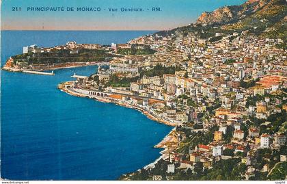 CPA PRINCIPAUTE DE MONACO  Vue Generale