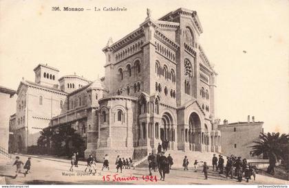 [-10%] MONACO - La Cathédrale - Animé - Carte postale ancienne