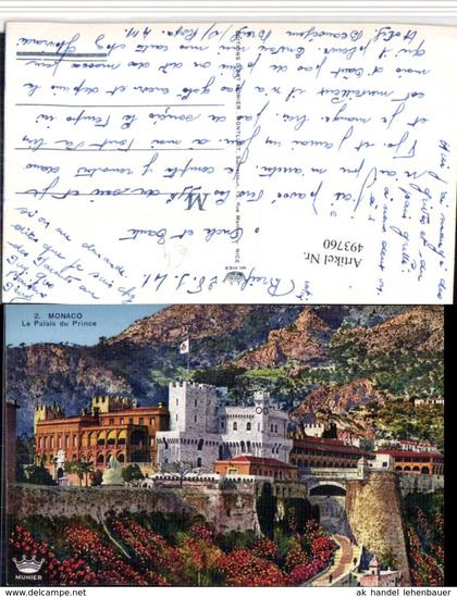 493760,Monaco Le Palais du Prince Fürstenpalast